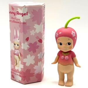New Unbranded Kewpie/Angel Mini Figure in Cherry Costume, Open Blind Box